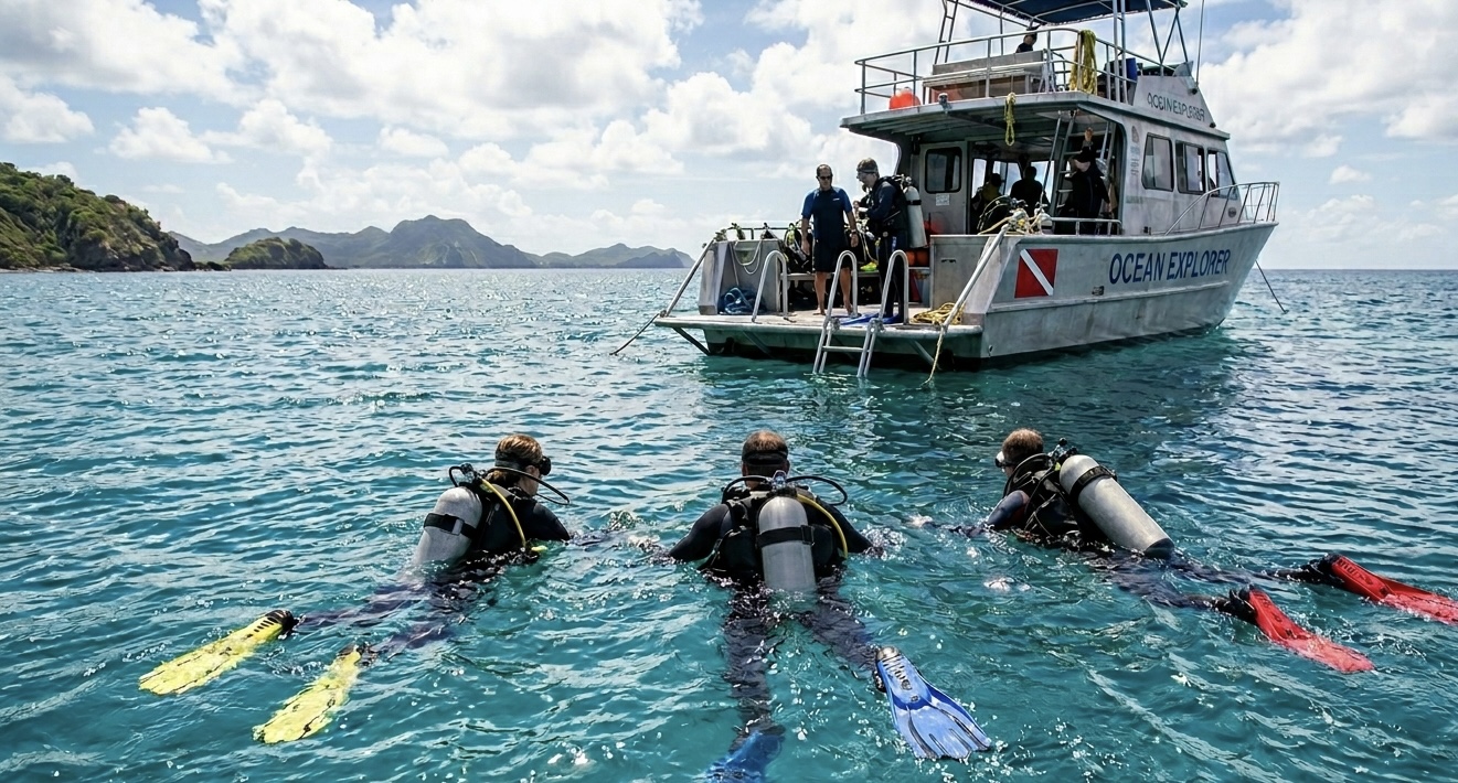 Boat Diving Tauchkurs in Wien bei TAUCHWERK – Tauchschule Wien