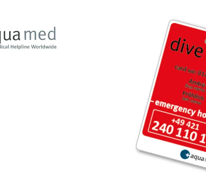 aqua med dive card – Tauchversicherung jetzt über TAUCHWERK abschließen (Bildquelle: aqua med)